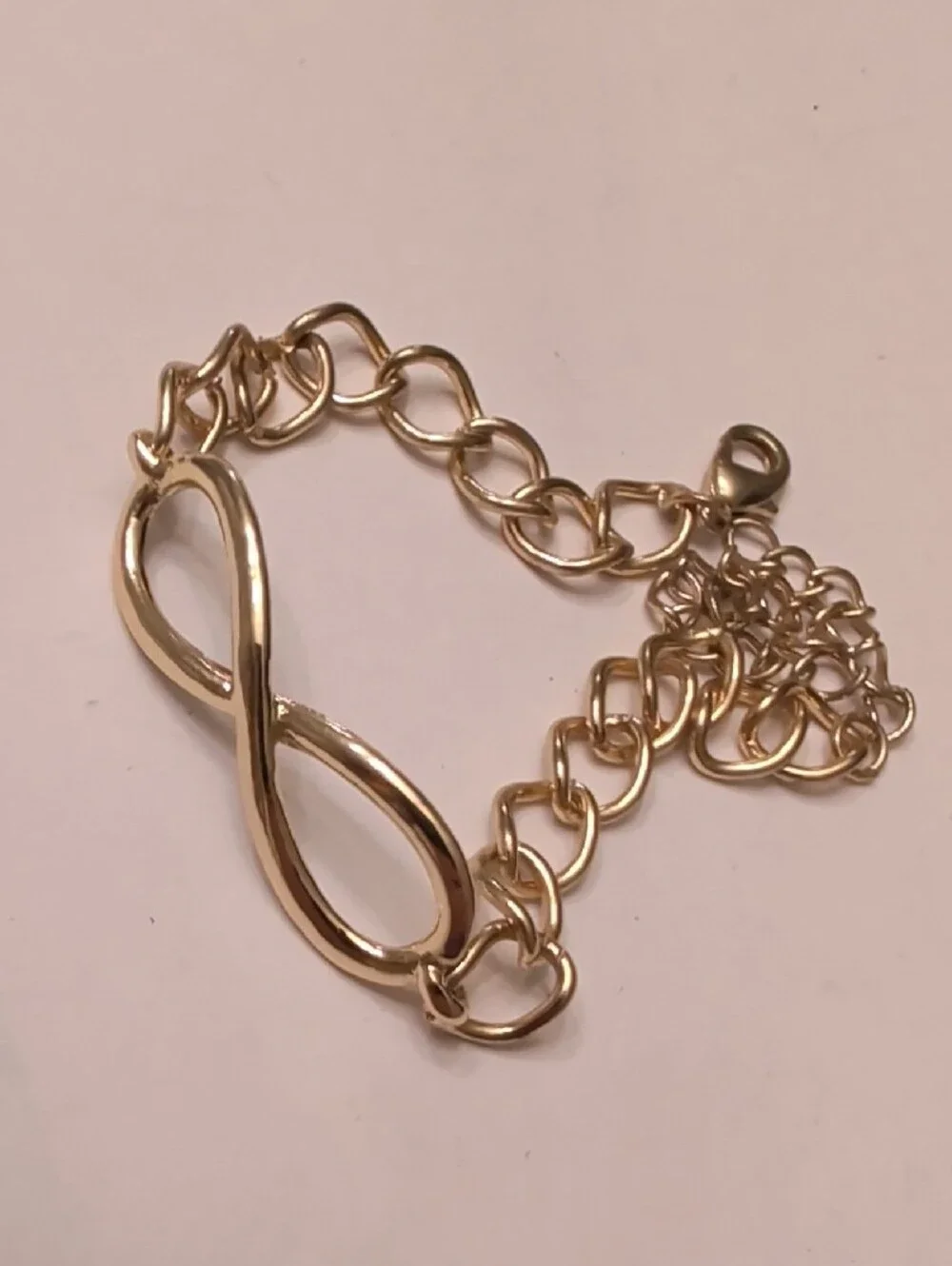 Gold Tone Infinity Link Bracelet - Women Jewelry